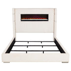 Tisdall - Upholstered Fireplace Bed