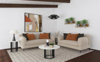 Jade - 2 Piece Chenille Upholstered Sofa Set