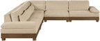 Turin - Fabric Upholstered 5 Piece Modular Sectional