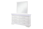 Charlie - Dresser With LED - White