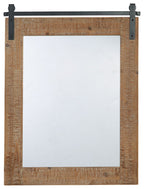 Lanie - Accent Mirror - Antique Brown