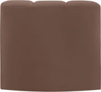 Arc - Faux Leather Curved Corner Chair