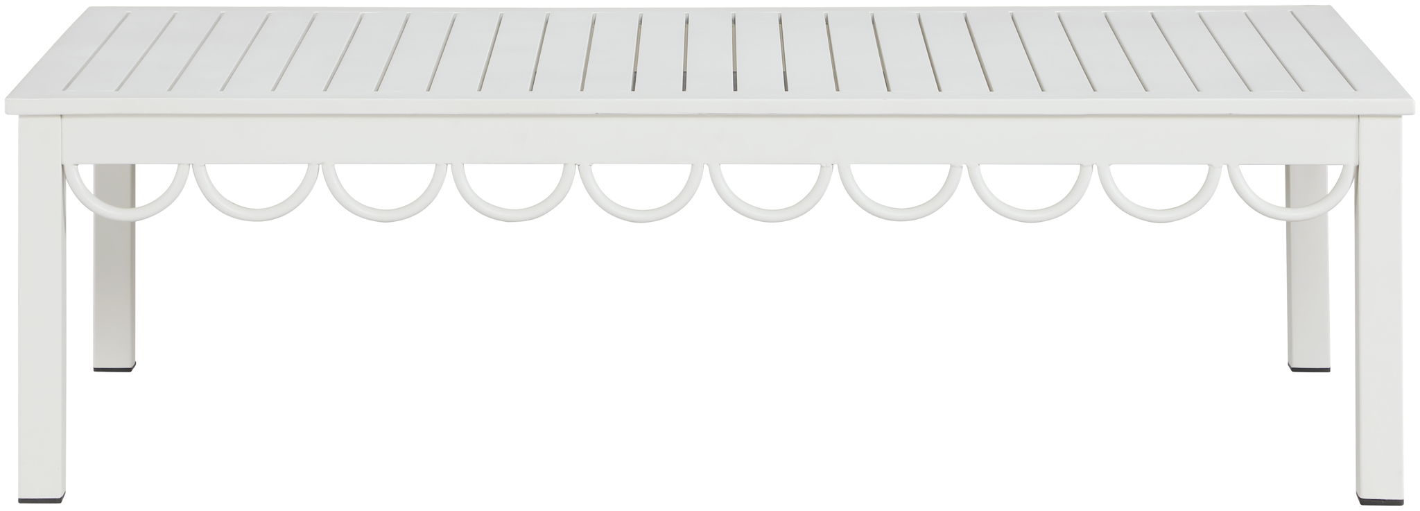 Portofino - Aluminum Outdoor Patio Coffee Table