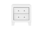 Luccia - 5 Piece Twin Bedroom Set With LED - White