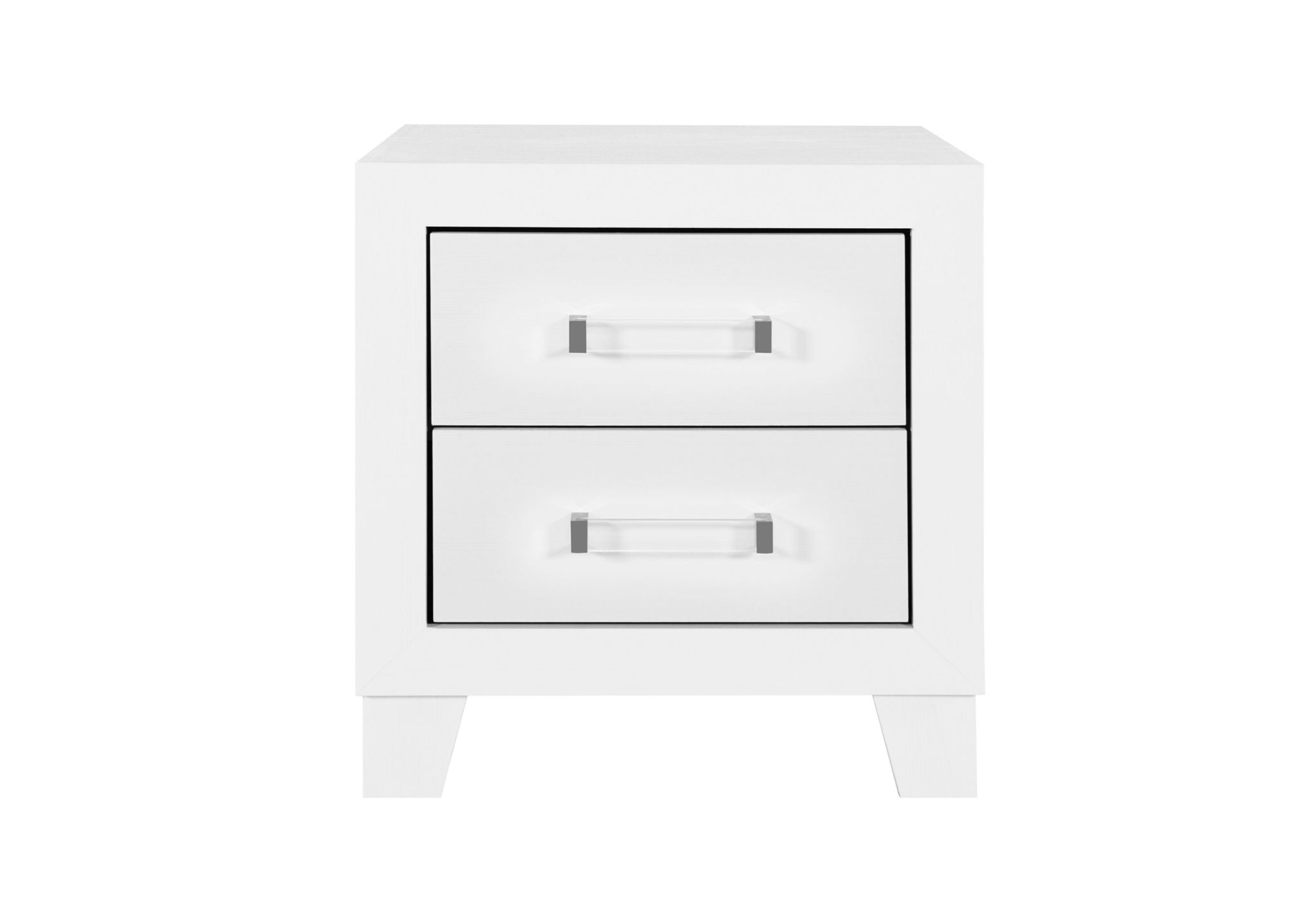 Luccia - 5 Piece Twin Bedroom Set With LED - White