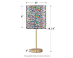 Maddy - Metal Table Lamp  - Purple