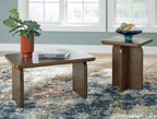 Shawbeck - Occasional Table Set (Set of 2) - Medium Brown