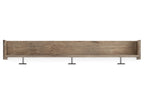 Oliah - Wall Mounted Coat Rack w/Shelf - Natural