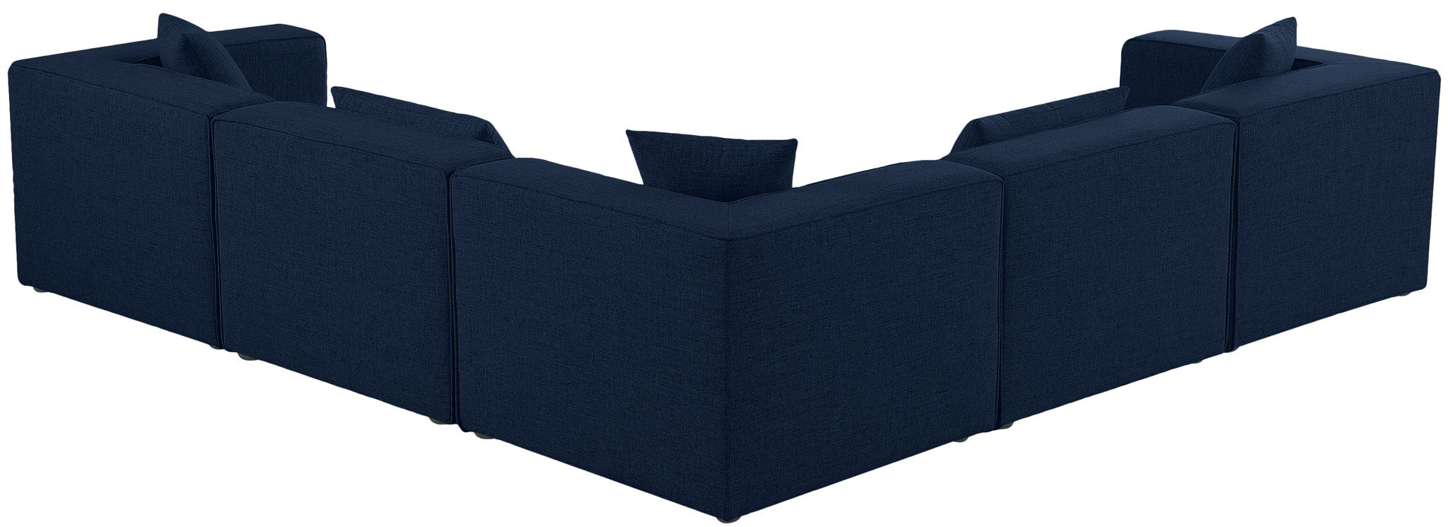 Cube - Linen 5 Piece Modular Corner Sectional