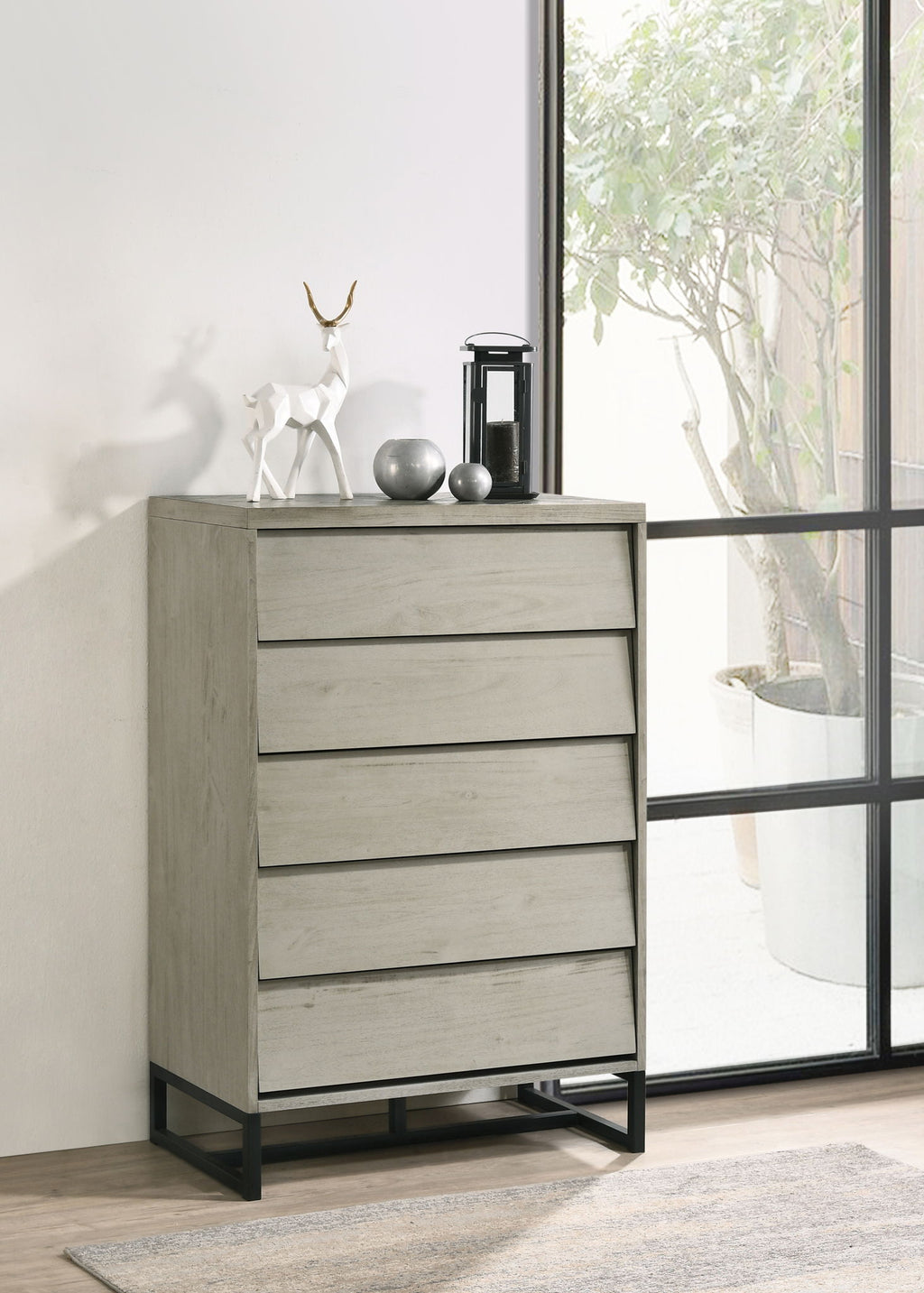 Weston - Chest - Gray Stone