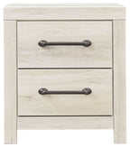 Cambeck - Two Drawer Night Stand - Whitewash