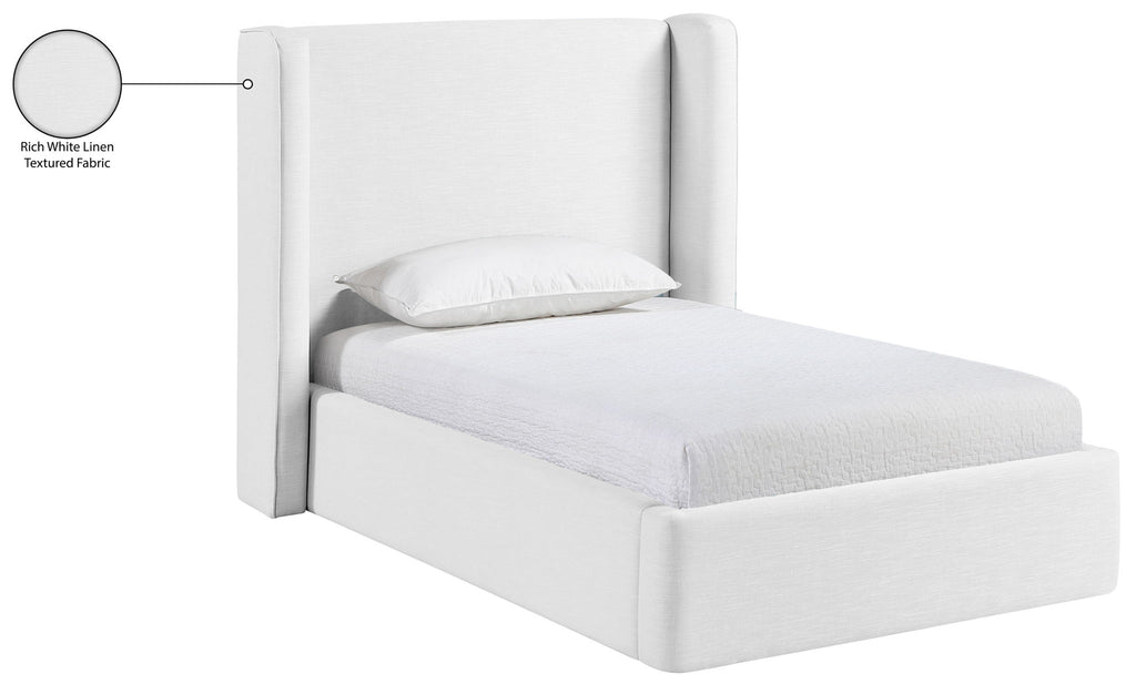 Kendall - Linen Textured Fabric Upholstered Bed