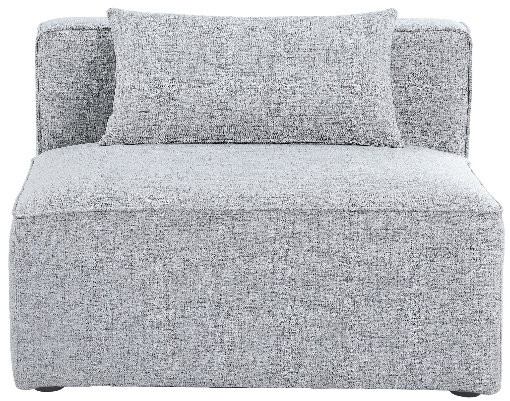 Cube - Linen Armless Chair