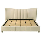 Evelyn - Upholstered Panel Platform Bed