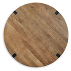 Hanneforth - Round Cocktail Table - Brown