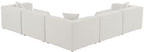 Cube - Linen 5 Piece Modular Corner Sectional
