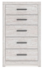 Cayboni - Five Drawer Chest - Whitewash