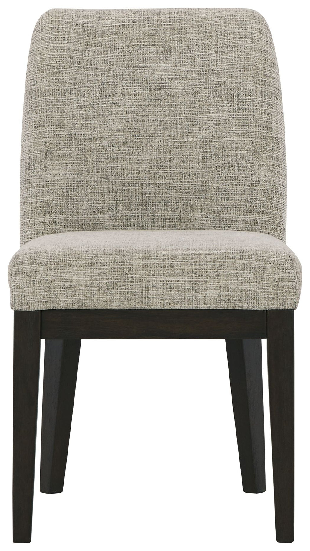 Burkhaus - Dining UPH Side Chair (Set of 2) - Beige / Dark Brown