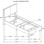 Dorian - Upholstered Panel Bed