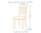 Owingsville - Dining Room Side Chair (Set of 2) - Black / Brown