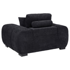 Octavia - Fabric Upholstered Track Arm Accent Chair