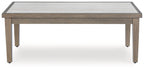 Rainier Ranch - Rectangular Cocktail Table - Brown / Beige