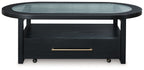 Winbardi - Oval Cocktail Table - Black