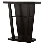 Evanna - 2-Shelf Engineered Wood Console Table - Cappuccino