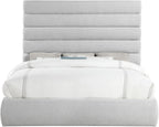 Adam - Linen Fabric Bed With 70.5" Headboard
