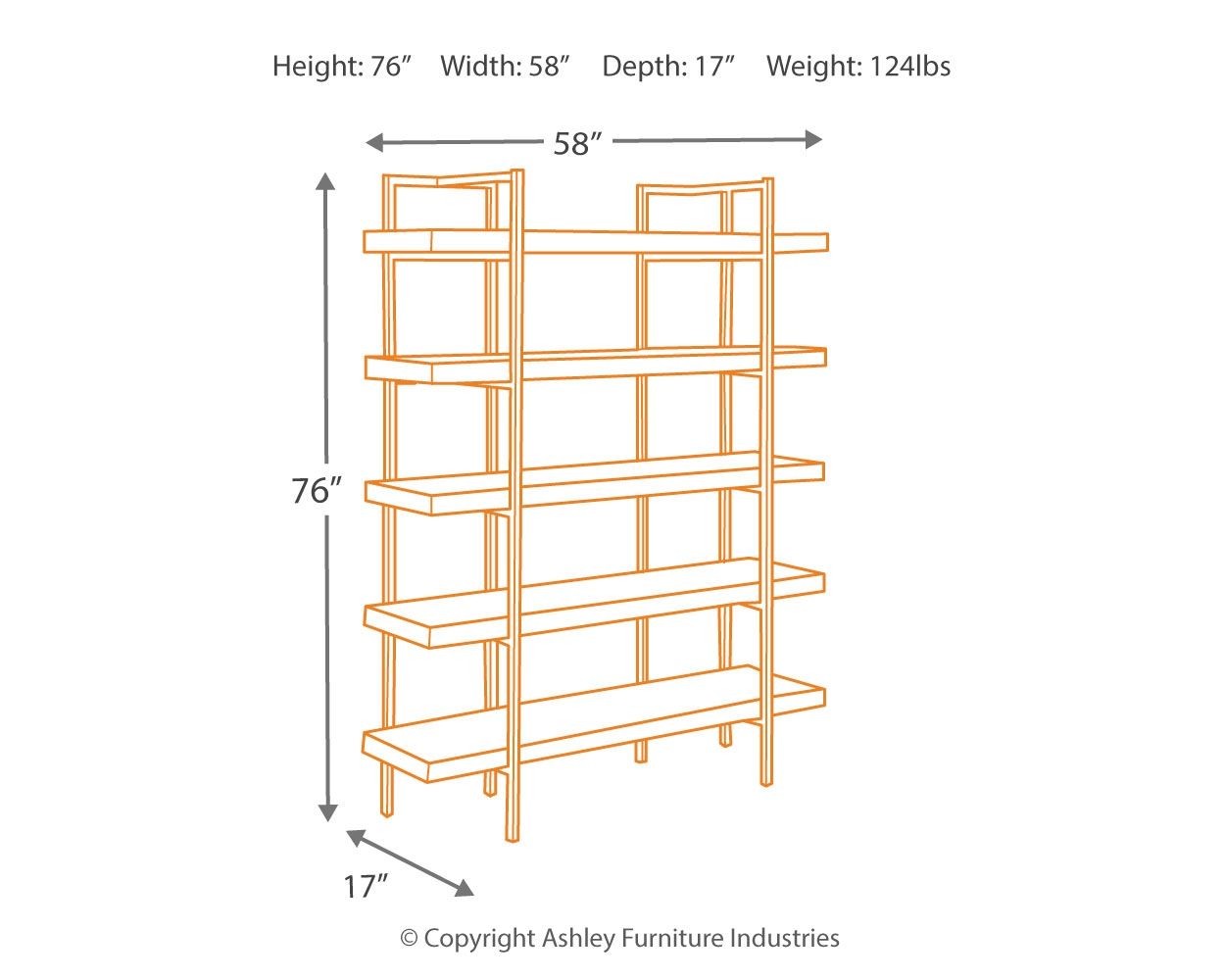 Starmore - Bookcase - Brown