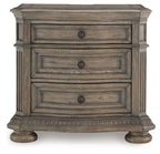 Ardenfield - Three Drawer Night Stand - Light Brown