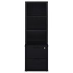 Westpark - 3-Shelf Bookcase USB And Lockable Drawer
