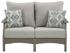 Visola - Loveseat w/Cushion - Gray