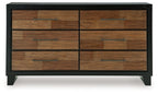 Kraeburn - Dresser - Brown / Black