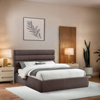 Adam - Linen Fabric Bed With 52" Headboard