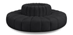 Arc - Faux Leather 8 Piece Round Modular Sofa