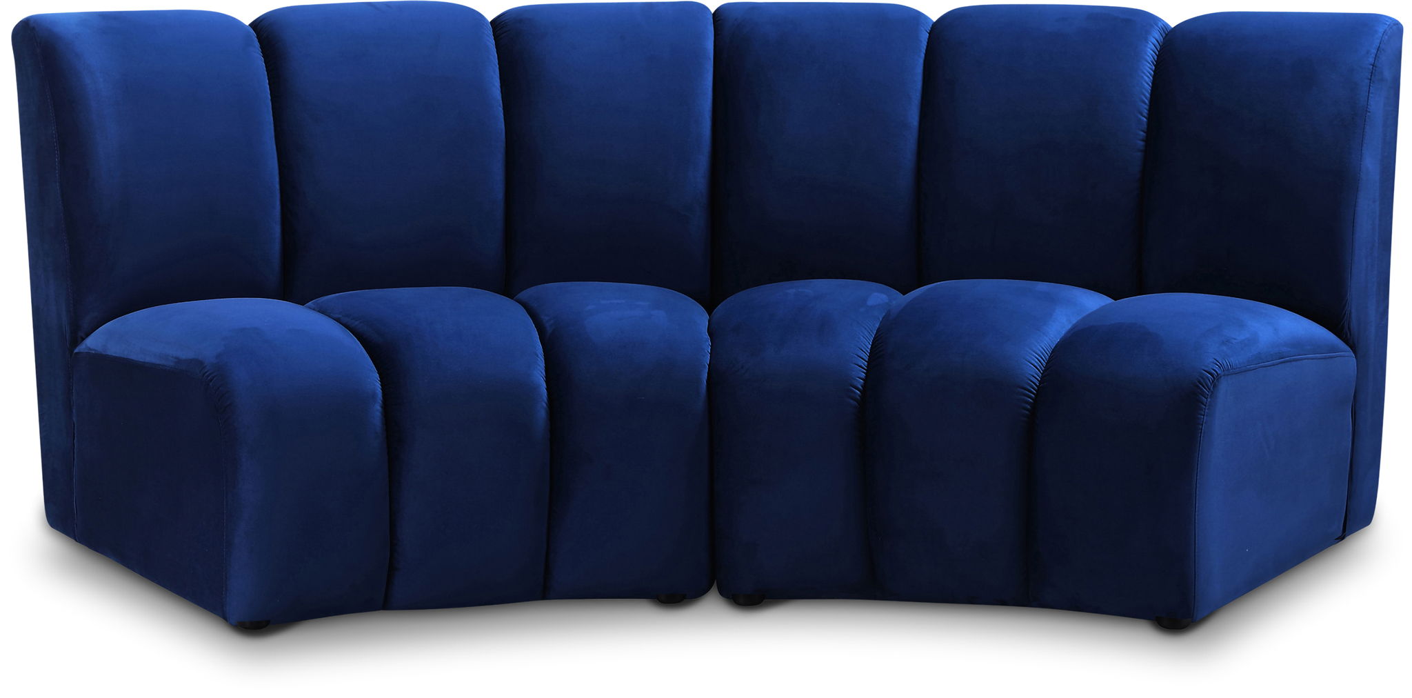 Infinity - 2 Piece Velvet Modular Sectional