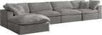 Cozy - 5 Piece Modular Sectional With Chaise