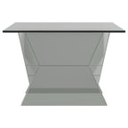 Taffeta - Glass Top Mirrored Acrylic Table