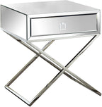 Lynn - Side Table - Chrome