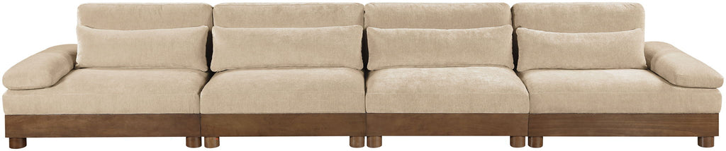 Turin - 4 Piece Fabric Upholstered Modular Sofa