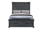 Tatum - Queen Bed With Storage - Gray