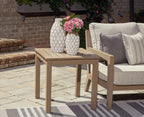 Hallow Creek - Square End Table - Driftwood