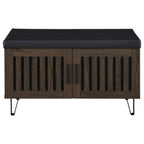 Brixton - 2-Door Padded Entryway Shoe Storage Bench