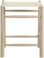 Santos - Backless Counter Stool With Stained Natural Base