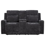 Kennett - Chenille Upholstered Power Reclining Loveseat