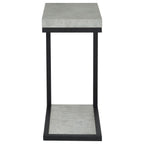Beck - Engineered Wood C-Shape Sofa Side Table