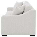 Ashlyn - Fabric Upholstered Track Arm Sofa - Sand