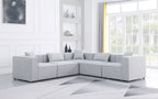Cube - Linen 5 Piece Modular Corner Sectional