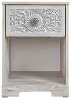 Paxberry - One Drawer Night Stand - Whitewash